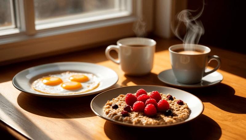 Простая, но полезная комбинация на завтрак